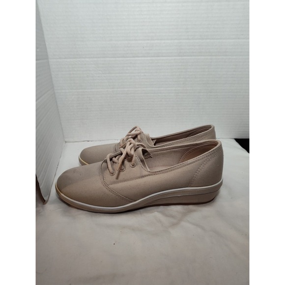Grasshopper By Keds Sneakers Walking Shoes Womens Size 8.5 M Beige Canvas LaceUp - Picture 6 of 12